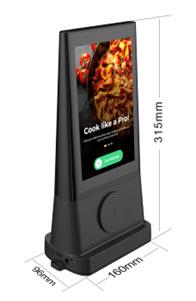 ALLNET Tischdisplay Tablet 8 Zoll Dualscreen mit 4GB/32GB, RK3568 Android 11, Table Display (Table-080v1)