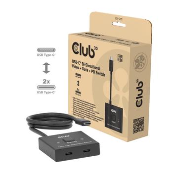 CLUB 3D Usb-C® Bi-Directional Video +  (CSV-2511)