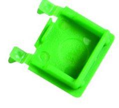 Telegärtner Modul, zbh. Schutzklappe für AMJ/ AMJ-S/ AMJ-SL,  Grün, 100-Pack (100027361,B00001C0016W)