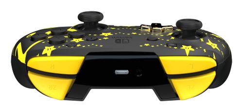 PDP Rematch Glow Wireless Controller -langaton peliohjain,  Mario Stars, Switch (500-202-STGD)