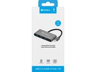 Sandberg USB-C to 3xUSB 3.0 Hub + PD (136-03)