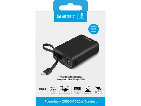SANDBERG Powerbank 20000 PD20W Connect (421-12)