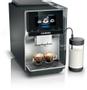 SIEMENS EQ700 classic Automatisk Kaffemaskin (inox/sølv) coffeeSelect-display, oneTouch DoubleCup, 2.4L vanntank, aromaDouble Shot