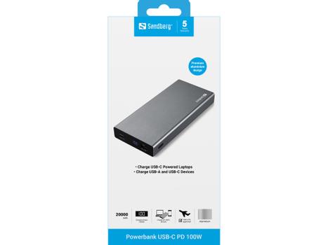 SANDBERG Powerbank USB-C PD 100W 20000 (420-52)