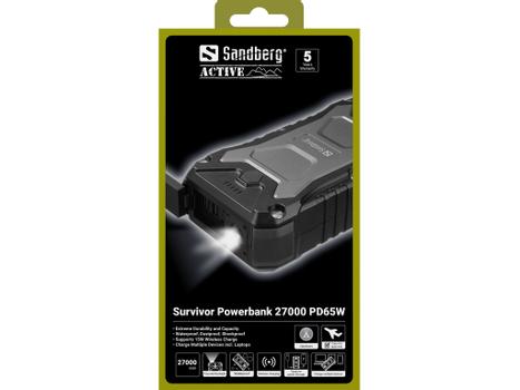 SANDBERG Survivor Powerbank 27000 PD65W (420-99)