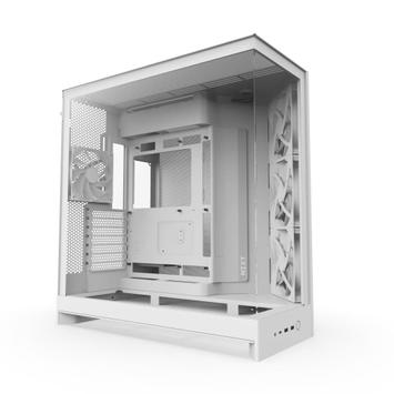 NZXT H9 Flow Mid-Tower White Dual-Chamber Airflow Case (CM-H91FW-01)