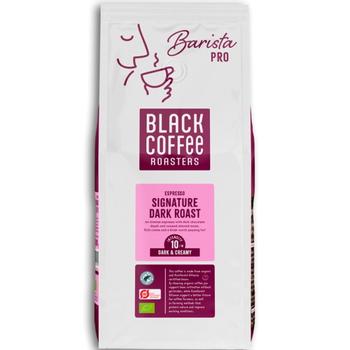 BLACK COFFEE Signature Dark Roast Organic hele kaffebønner 1kg (40410440)