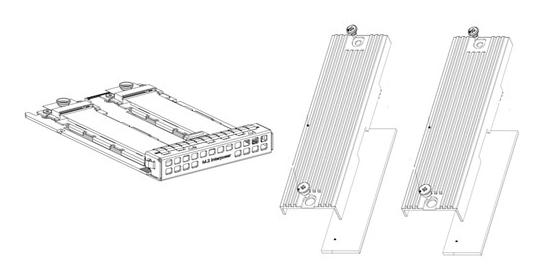 DELL Dual M.2 Interposer Card Customer Install (490-BLDC)