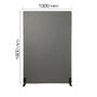 KENSON Soundproof floor stand screen grey 1000*1800 mm, savio 09 (KASL-1018-STBL-SA09)