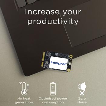 INTEGRAL MSATA SSD - 128GB - 6GB/S, (INSSD128GMSA)