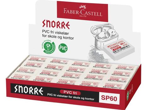 FABER-CASTELL Viskelær SNORRE Plast SP60 (14-SP60*60)