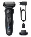 BRAUN Braun Series 5 elektrisk barbermaskin 52-N1200S Opptil 50 min, + 1 tilbehør, 3 Flex-blader: 3 Flex-blader tilpasser seg komfortabelt ansiktets konturer