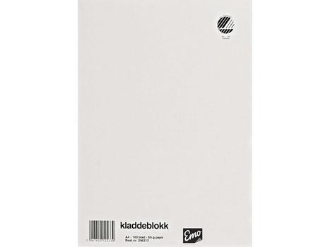 EMO Kladdeblokk EMO A4 60g 100 blad ulinjert (532936000*10)