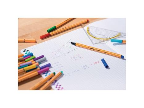 STABILO Fiberpenn STABILO point 88 blå (438841*10)