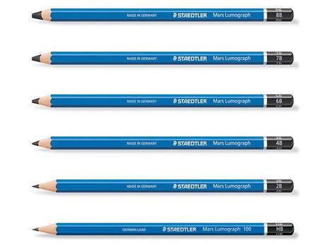 STAEDTLER Blyant STAEDTLER Lumograph (6) (100G6)