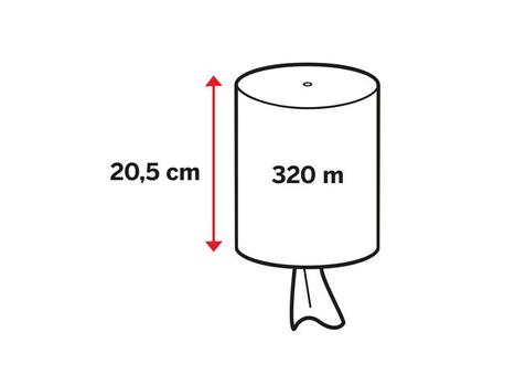 KATRIN Tørkerull KATRIN M Centerf u/hyl 1L 320m (44831-1*6)