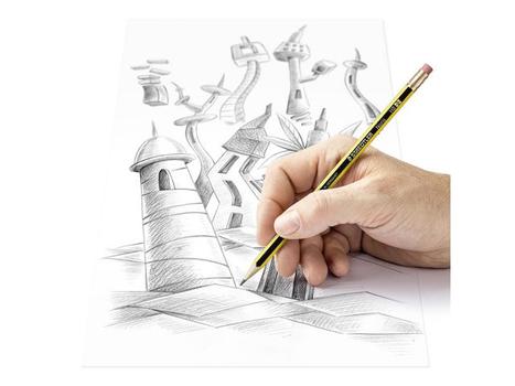 STAEDTLER Blyant STAEDTLER Noris HB m/ viskelær (122-HB*12)