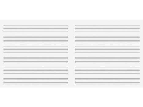 EMO Noteskrivebok EMO 20x21cm 16blad6 linjer (3250)