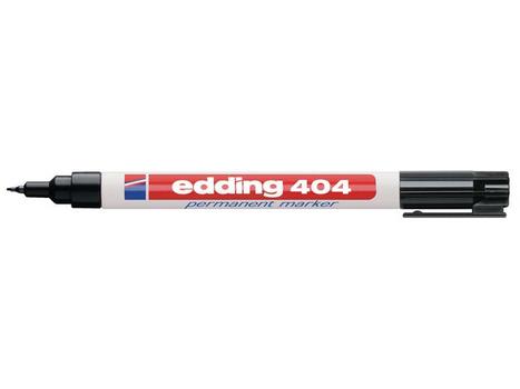 EDDING Merkepenn EDDING 404 rund sort (4-404001*10)