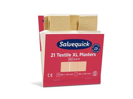 SALVEQUICK Plaster SALVEQUICK tekstil XL refill(21) (1009470*6)