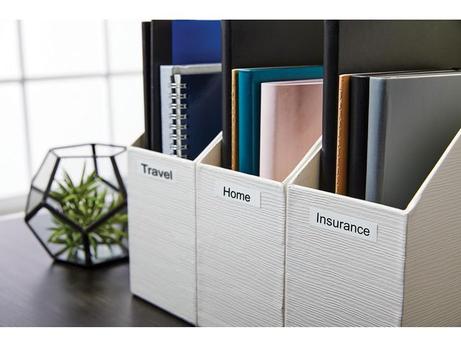 DYMO D1 6mm 1 pk, Sort/ Hvit (S0720780)