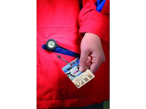 DURABLE Snelle DURABLE for kortholder m/krok (822158*10)