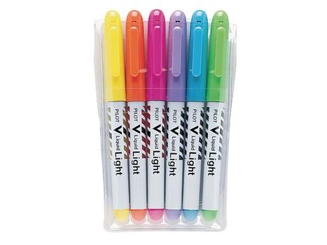 PILOT SW-VLL Highlighter V-Liquid Light pink (SW-VLL-P*12)