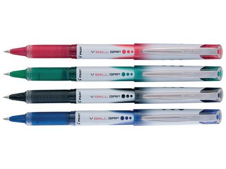 PILOT Rollerpenn PILOT V-Ball Grip 05 rød (BLN-VBG5-R*12)