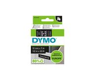 DYMO D1 12mm 1pk, Hvit/Sort (S0720610)