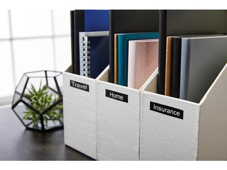 DYMO D1 12mm tape white/ black (S0720610 $DEL)