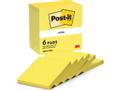 POST-IT Notatblokk POST-IT 76x76 654 neongul (654NY*6)