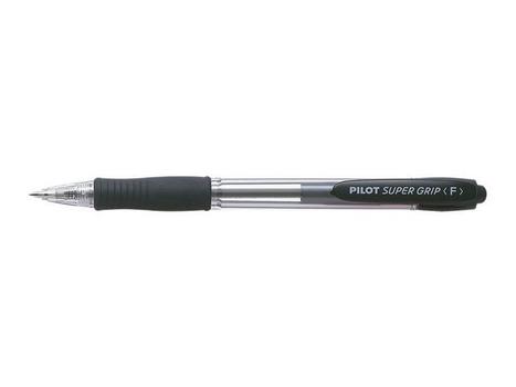 PILOT Kulspetspenna Pen Super Grip 0,7 svart (BPGP-10R-F-B*12)