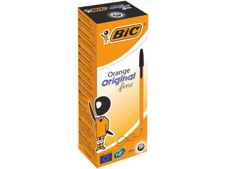 BIC Kulepenn BIC Orange F sort (1199110114*20)