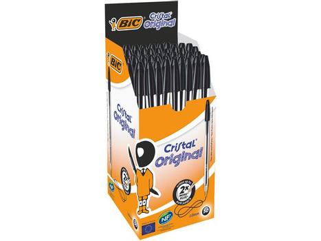 BIC Kulepenn BIC Cristal M sort (8373631*50)