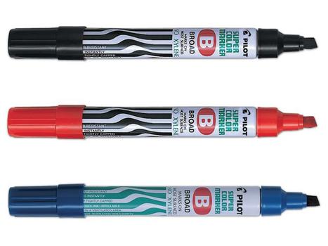 PILOT Marker Super Color chrisel/ medium blue (SCA-B-L*12)