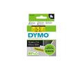DYMO D1 12mm, Sort/Gul (S0720580 $DEL)