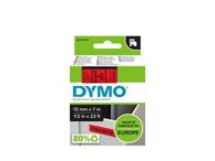 DYMO D1 12mm 1pk, Sort/Rod (S0720570)