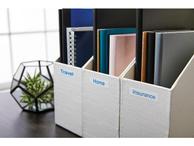 DYMO D1 12mm Tape blue/ white (S0720540)