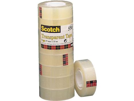 SCOTCH Tape SCOTCH 550 19mmx33m transparent (8) (5501933*8)