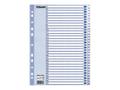 ESSELTE Register ESSELTE A4 plast 1-31 blå/hvit (100139)