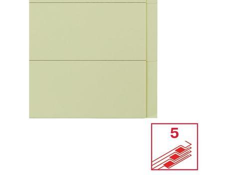 ESSELTE Skilleblad ESSELTE A4 5-delt manilla (44897*25)