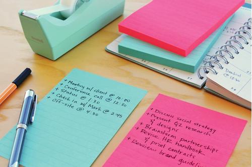 POST-IT Notatblokk POST-IT SSN 102x152lin ass(3) (70-0714-9445-7)