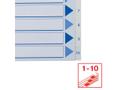 ESSELTE Indices PP A4 1-10 white (100135*10)