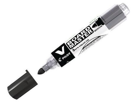 PILOT Whiteboardpenn PILOT V-Board M rund sort (WBMA-VBM-M-B-BG*10)
