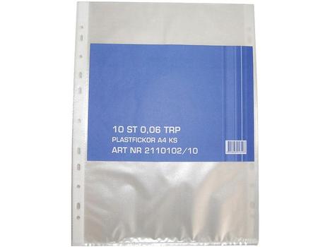 EMO Plastlomme A4 topp 60my (10) (2110102/10)