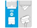 TORK Dispenser Tork Xpress H2 Hvid Multifold 444x302x102mm (552000)
