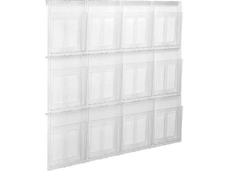 HETZEL Brosjyrestativ HELIT klar (H6811102)