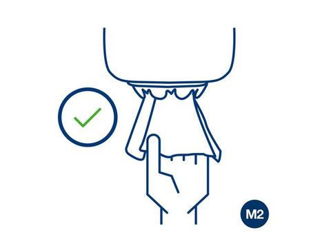 TORK 559000 Centerfeed M2 dispenser hvid (559000)