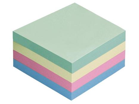 OEM Notatkube INFO 75x75mm pastell (5820-98)