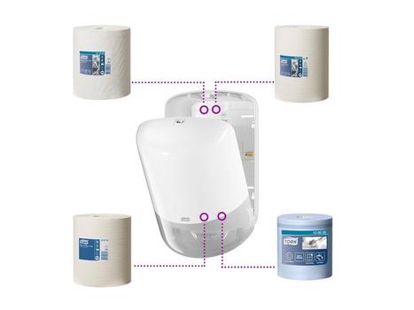 TORK 559000 Centerfeed M2 dispenser hvid (559000)